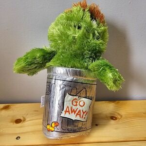 Gund Sesame Street Oscar the Grouch‎ plush Go Away 2019 Stuffed Animal Toy